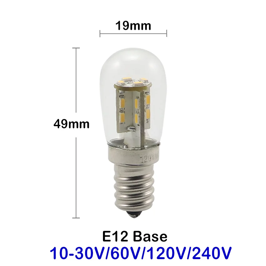 

B19 E12 LED Bulb for Lighting 12V 24V 60V 110V LED bulb 220v-Line Screw Base Warm White Or Cool White Color Temperature