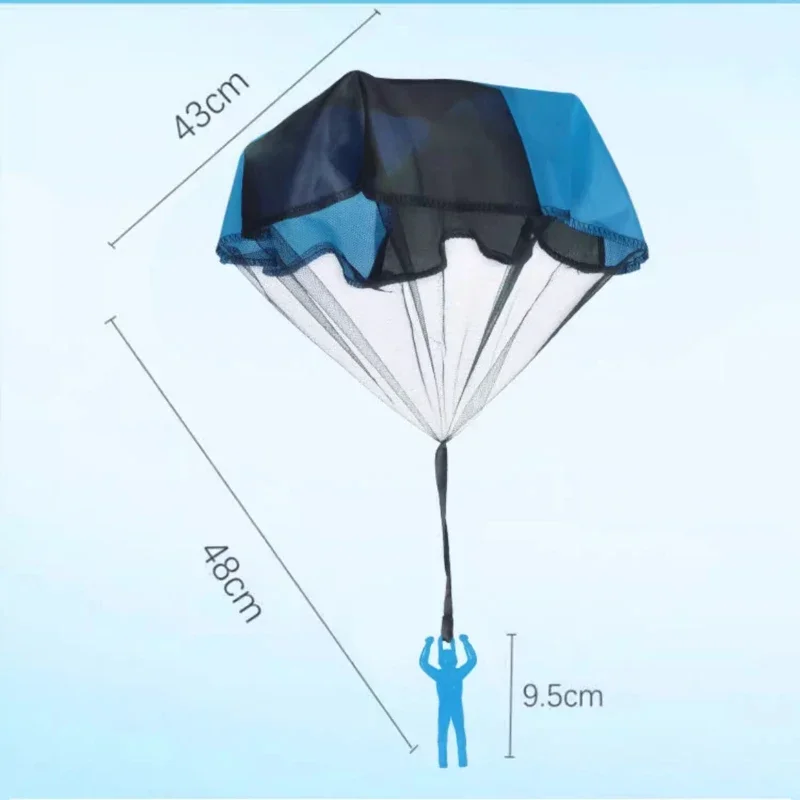 어린이 손 던지기 낙하산 장난감, 야외 스포츠 레크리에이션 엔터테인먼트, 부모 자녀 인터랙티브 게임, 재미있는 낙하산