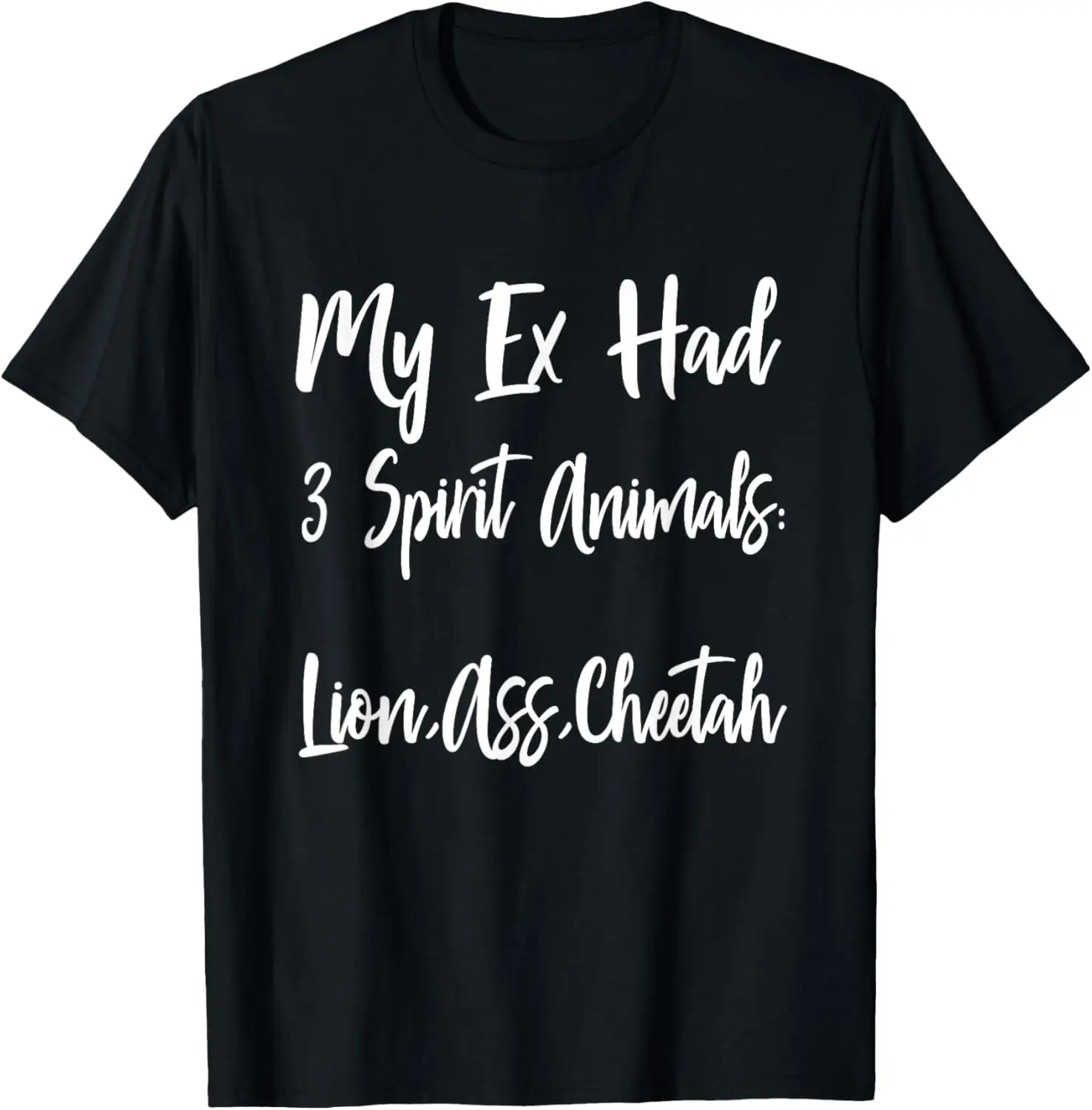 My Ex has 3 Spirit Animals Ex Wife Husband Divorce Divorcee T-Shirt