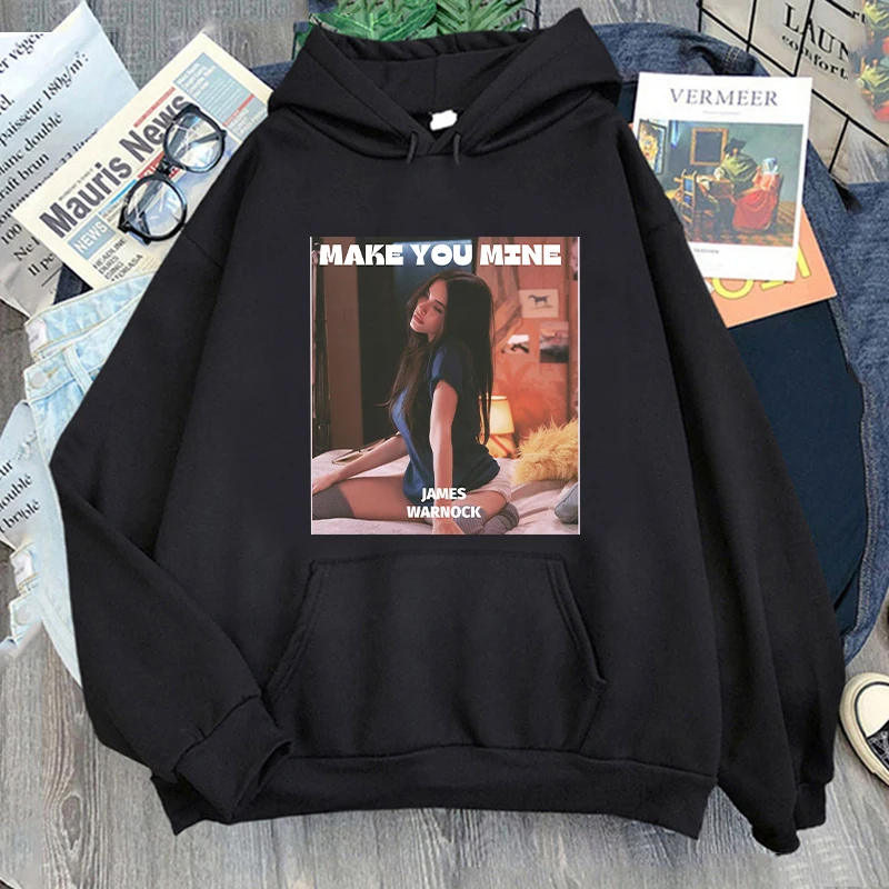 Madison Beer Make You Mine Tour 2026 Hoodies Fleece Long Sleeve Men and Women Hooded Singer Design Graphic Sweatshirts Unisex