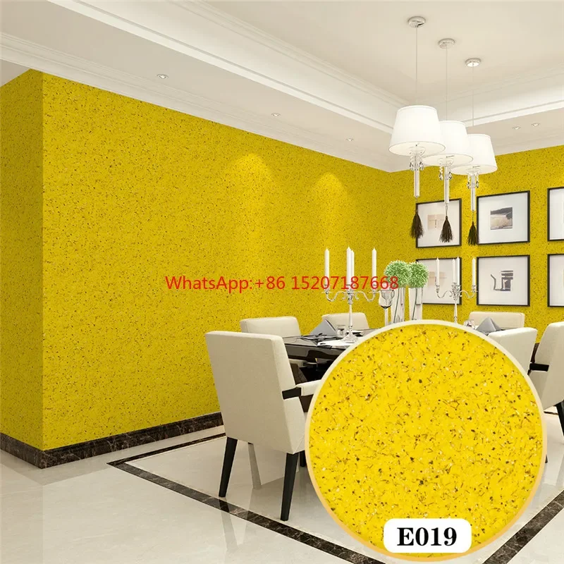 

Waterproof silk gypsum liquid wallpaper wall coating