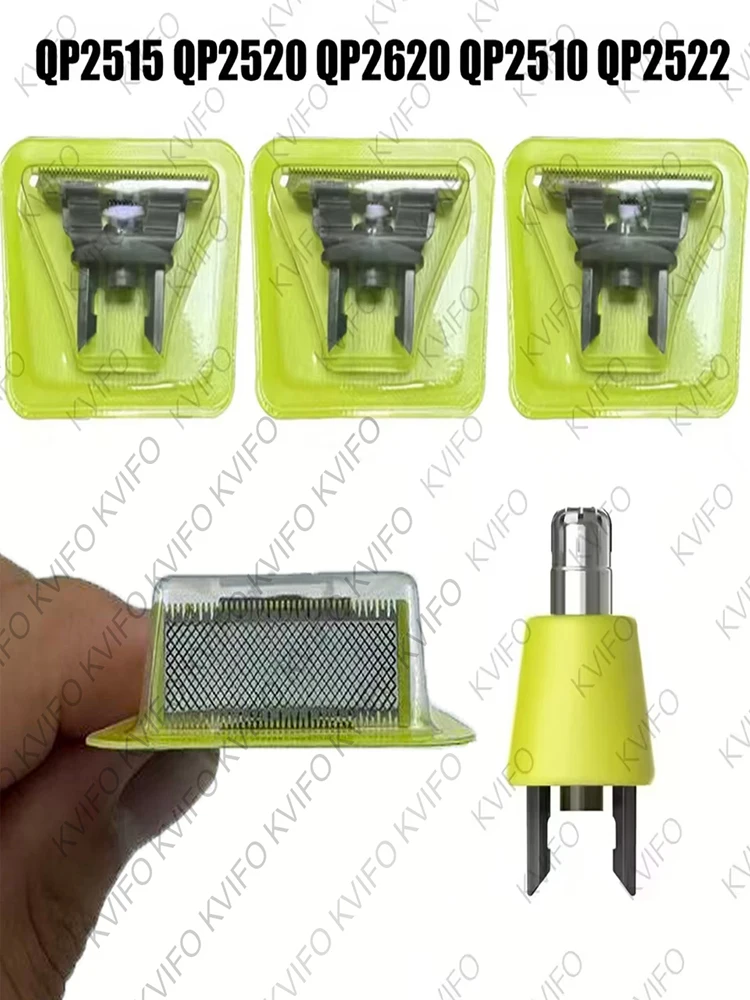 1/2/3/4 pièces bonne lame de remplacement pour tondeuse à barbe Compatible avec QP & 2520/2530 2630 6510 6520 2523 One & Blade