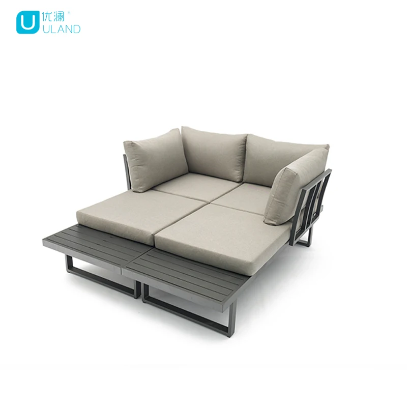 

Uland Outdoor Hotel Garden Patio Sofa Hotel Garden Sofa Set With Adjustable Table Furniture Modern Outdoor Sofa