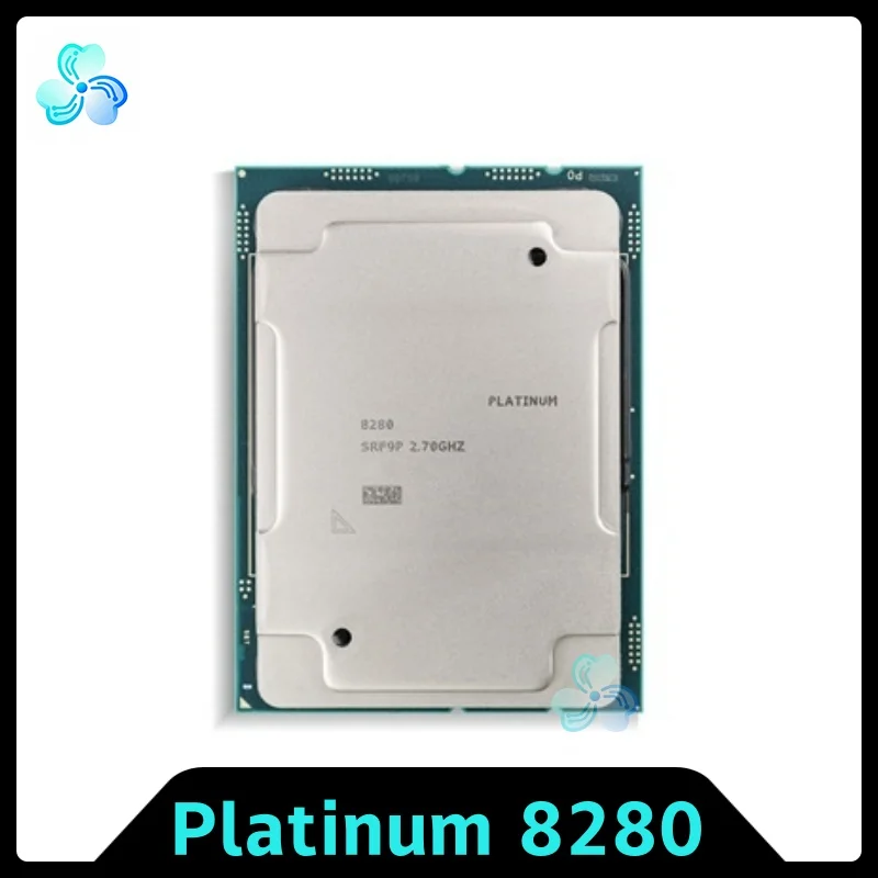 Xeon Platinum 8280 CPU SRF9P 2.7GHz 38.5MB 28-Cores 56-Thread 205W LGA3647 CPU Processor for Server Motherboard PLATINUM8280