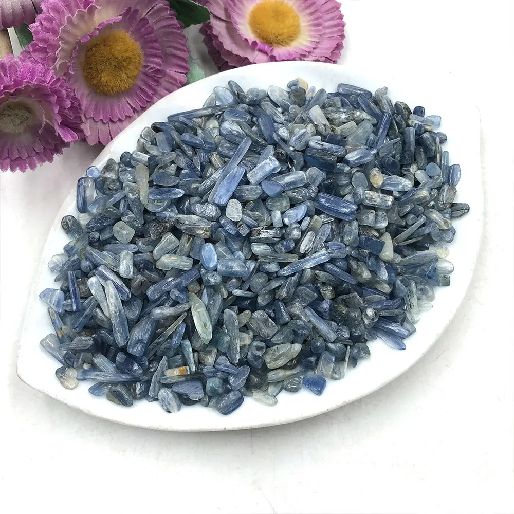 Blue Kyanite Chips Crystals Gravel Natural Stones Healing Reiki Chakra Gemstone Mineral Specimen Home Decor Garden Decorations