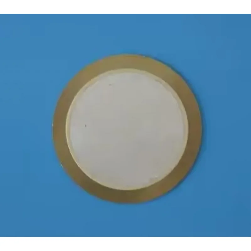 Parallel Type Circular Bi-crystal Piezoelectric Power Generation Sheet, Ceramic Sheet Diameter 40mm, Substrate Diameter 50mm