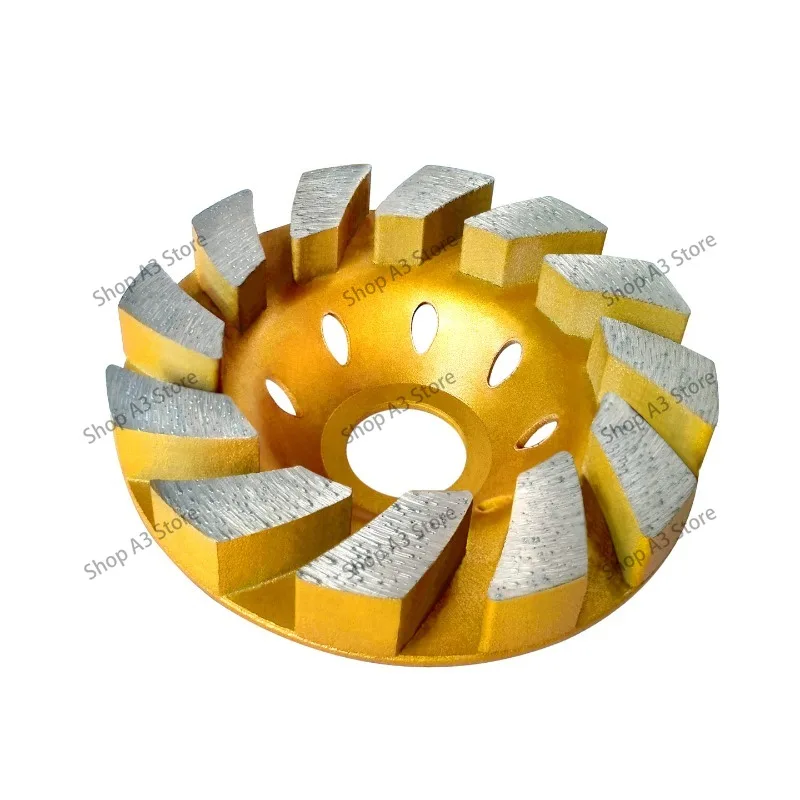 230MM Concrete Diamond Double Row Grinding Wheel Marble Granite Angle Grinder Tool 9 Inch Sanding Disc Aperture 20MM/22.23MM