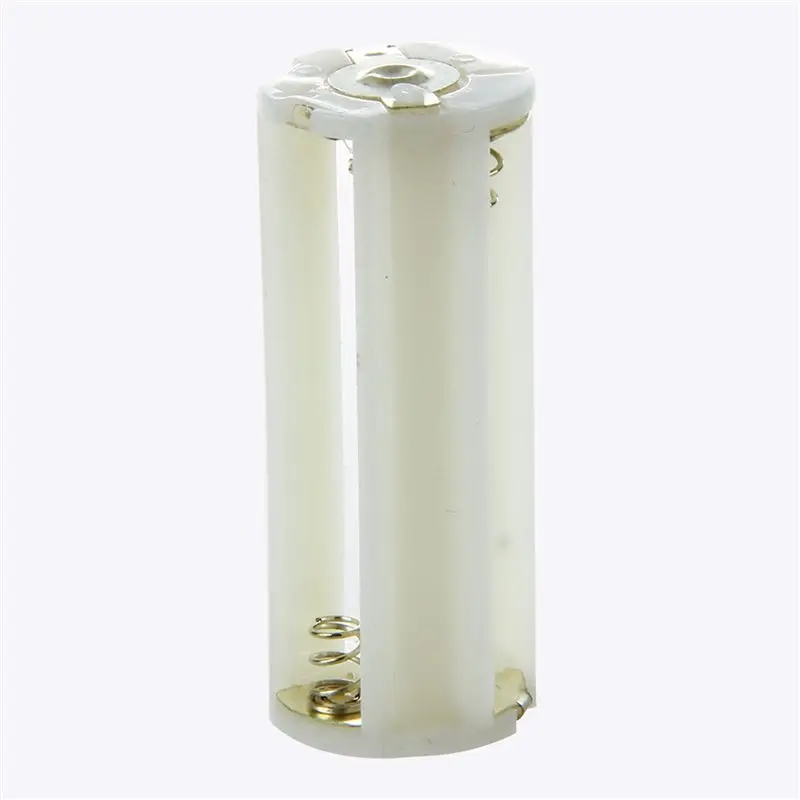 Flashlight Cylindrical 3 X AAA Battery Plastic Holder Box 10Pcs