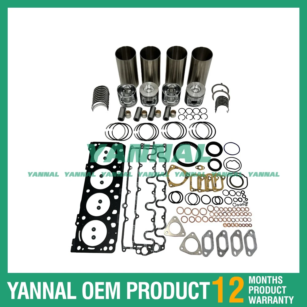 For Deutz BF4M2011 Overhaul Rebuild Kit With Gasket Set Bearing Engine Parts