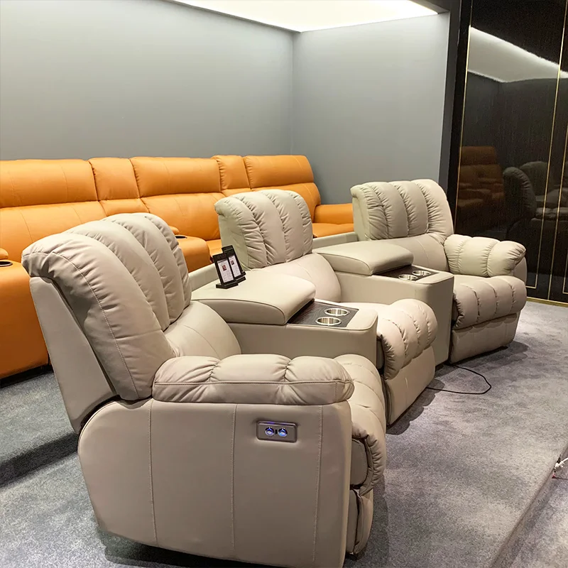 Electric Leather Recliner Sofa for Living Room Sofa Set for Living Room Recliner Sofa Set for Room