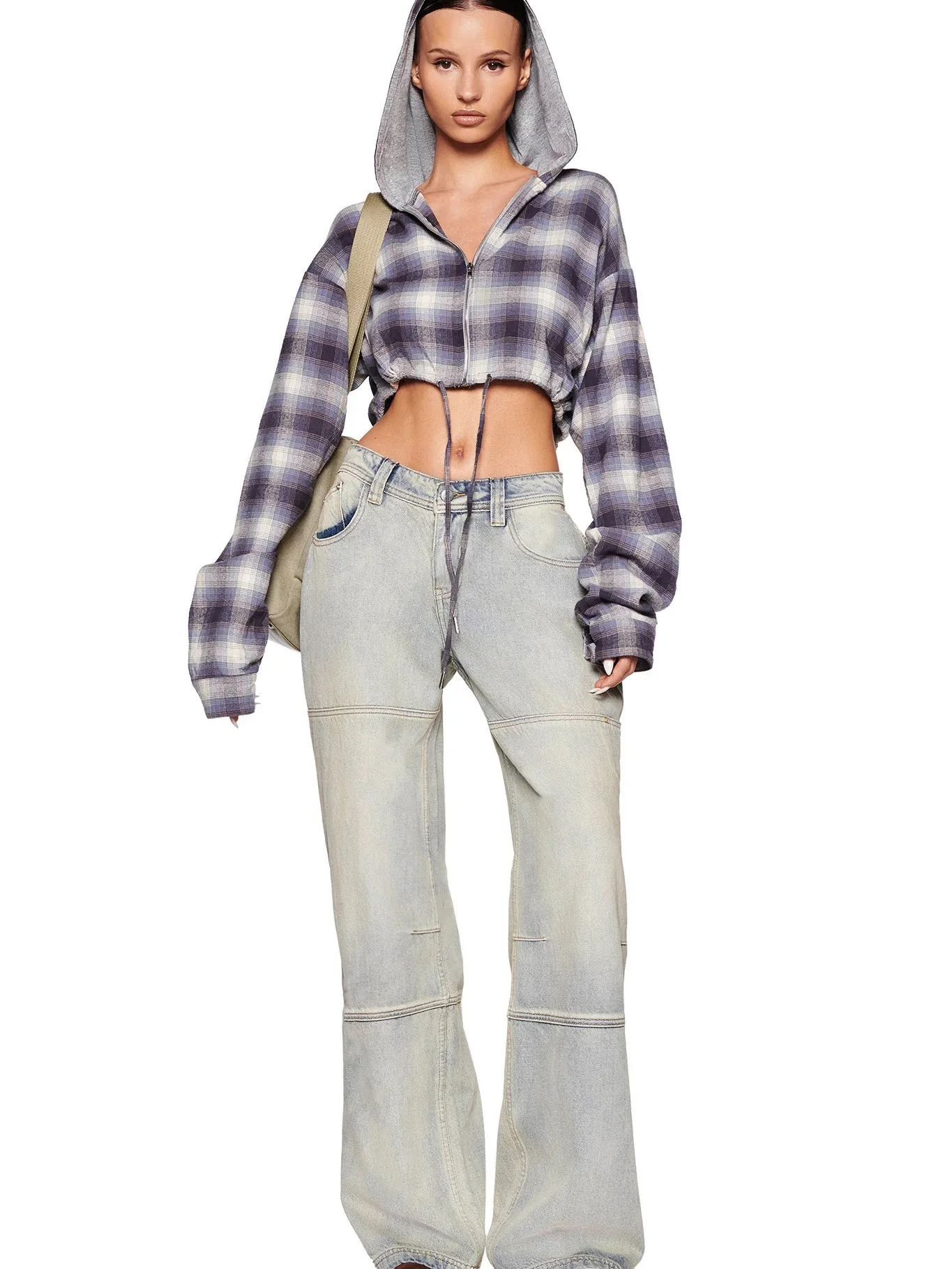 

Ретро-пальто в клетку в гонконгском стиле, приталенное, удлиненное, повседневное, женское, с воротником-стойкой, с капюшоном, повседневная верхняя одежда