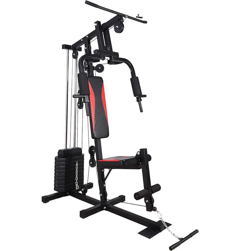 Banco de pesas para Fitness, equipo de fuerza integral, dispositivo de entrenamiento integral, equipo de Fitness de pie individual