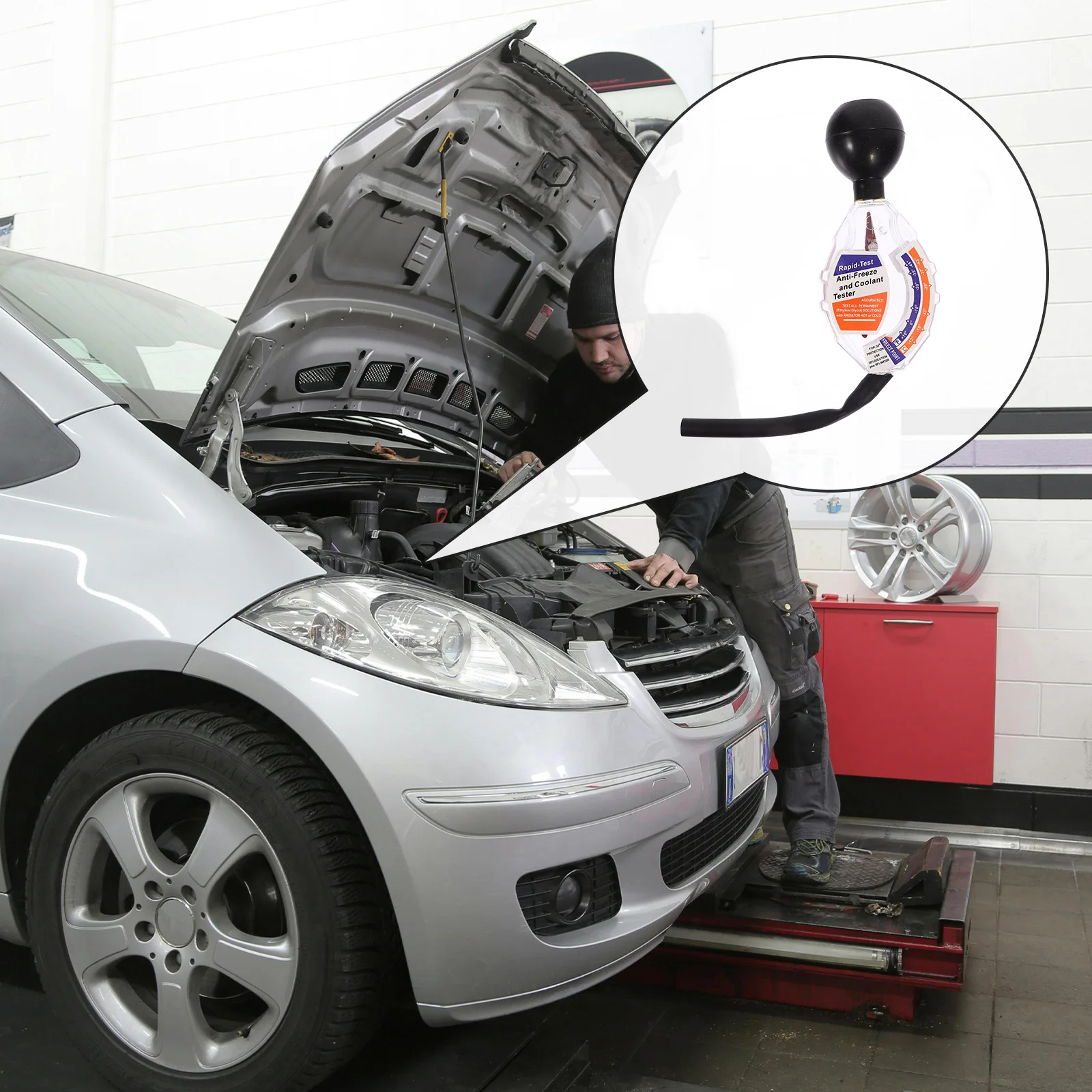 

Accurate Coolant Tester Automotive Antifreeze Dial Type Tester Coolant Electrolyte Specific Gravity Meter