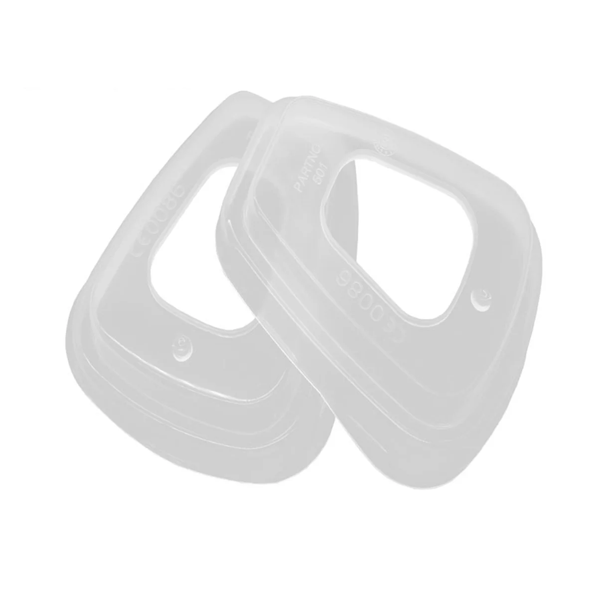 New 501 Filter Retainer for 3M Reusable Respirators,Filter Box Uses Gas Mask Elements Accessories,2PCS