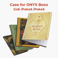 Twosheep 6-inch Case for Onyx Boox Go6 Poke6 Poke5 Magnetic Flip Cover No Shell Auto Sleep Wake Function Vintage Book Style
