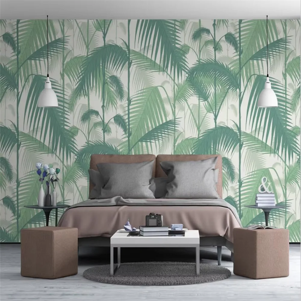 Custom mural home decoration photo wallpapers living room bedroom TV background Tropical rainforest plants 3d wallpaper stickers