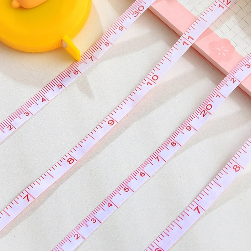 Mini Cartoon Tape Measure Retractable 60-Inch/1.5Meter Mini Soft Tape Measure for Tailor Sewing Craft Cloth Soft