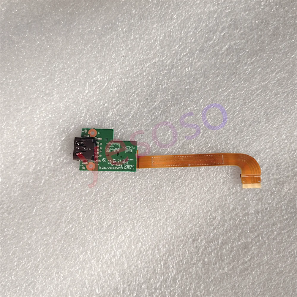 NS-B901 For Lenovo ThinkPad T490 T590 P531 T495 P43s T14 P14s Gen1 Gen2 USB Board  W CABLE DA3000LG20 Tested