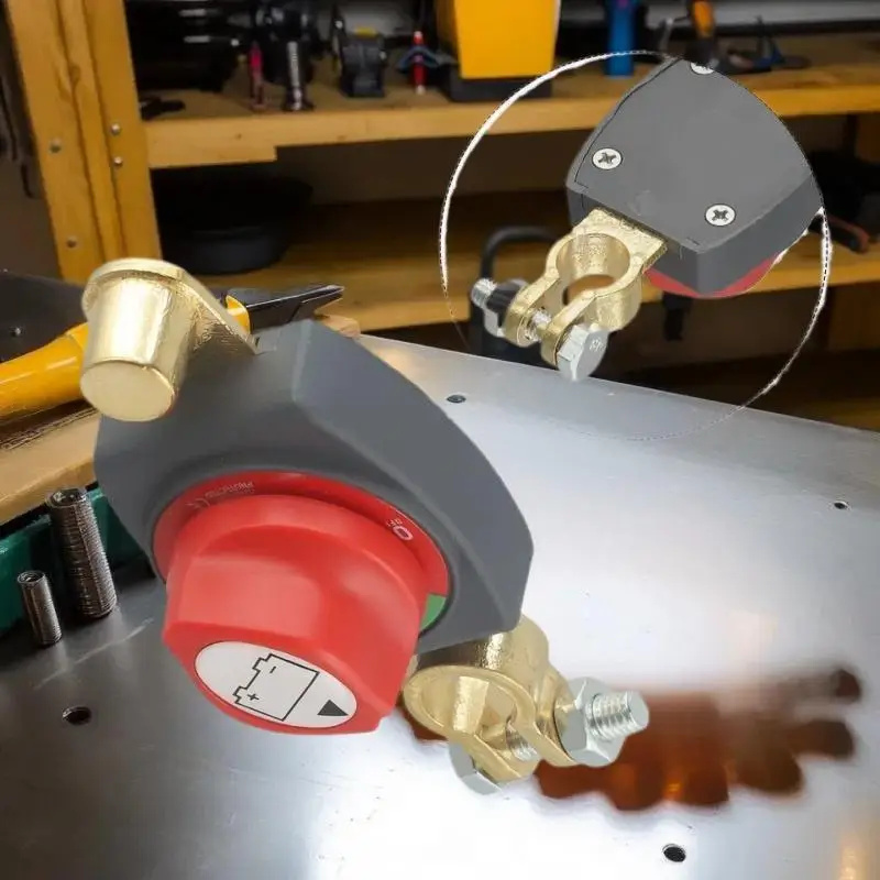 مفتاح فصل البطارية السلبي للتشغيل/الإيقاف للسيارات، قارب RVs، عازل رئيسي 12-48 فولت، قاطع دائرة قطع الطاقة