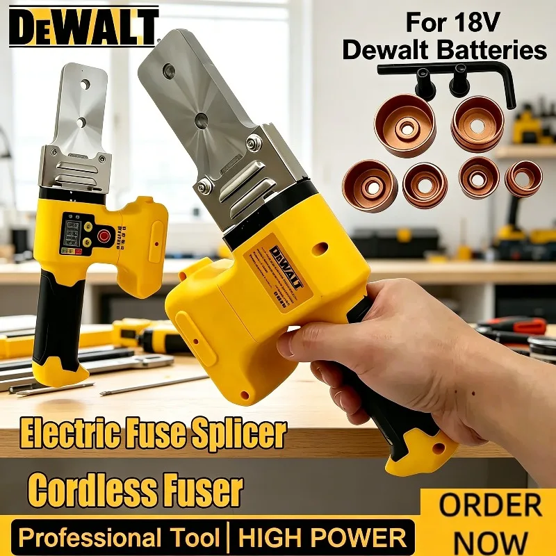 

Аккумуляторный паяльник Dewalt для пластиковых труб, электрический аппарат для сварки труб PPR/PE, термосварочный аппарат, электроинструмент для соединения труб