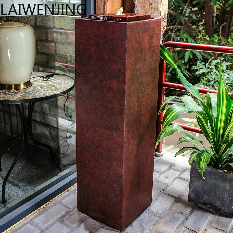 

SGF European-style flowing water makes money fountain ornament balcony decoration floor-to-ceiling landscape