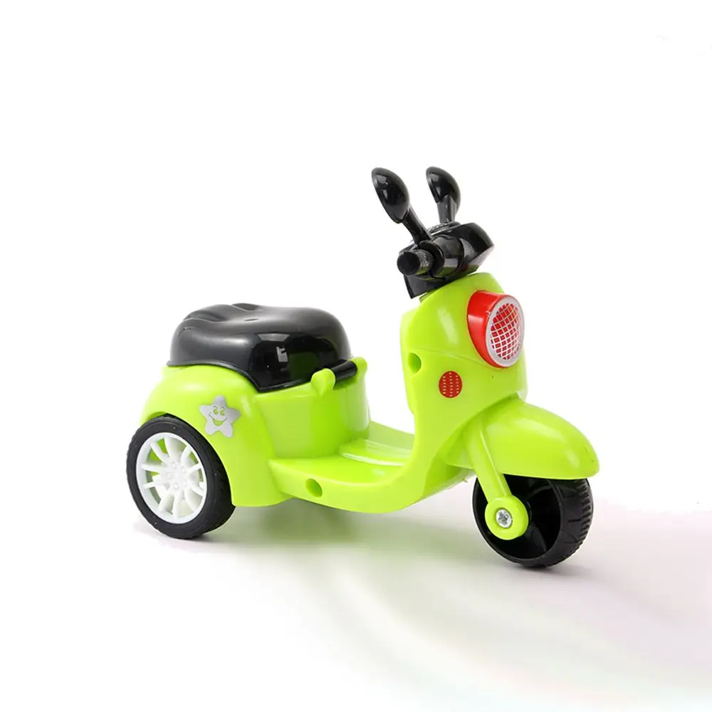 Presentes de aniversário dos desenhos animados aprendizagem precoce simulação modelo da motocicleta bebê puxar para trás carro crianças inércia carro menino brinquedo mini motocicleta