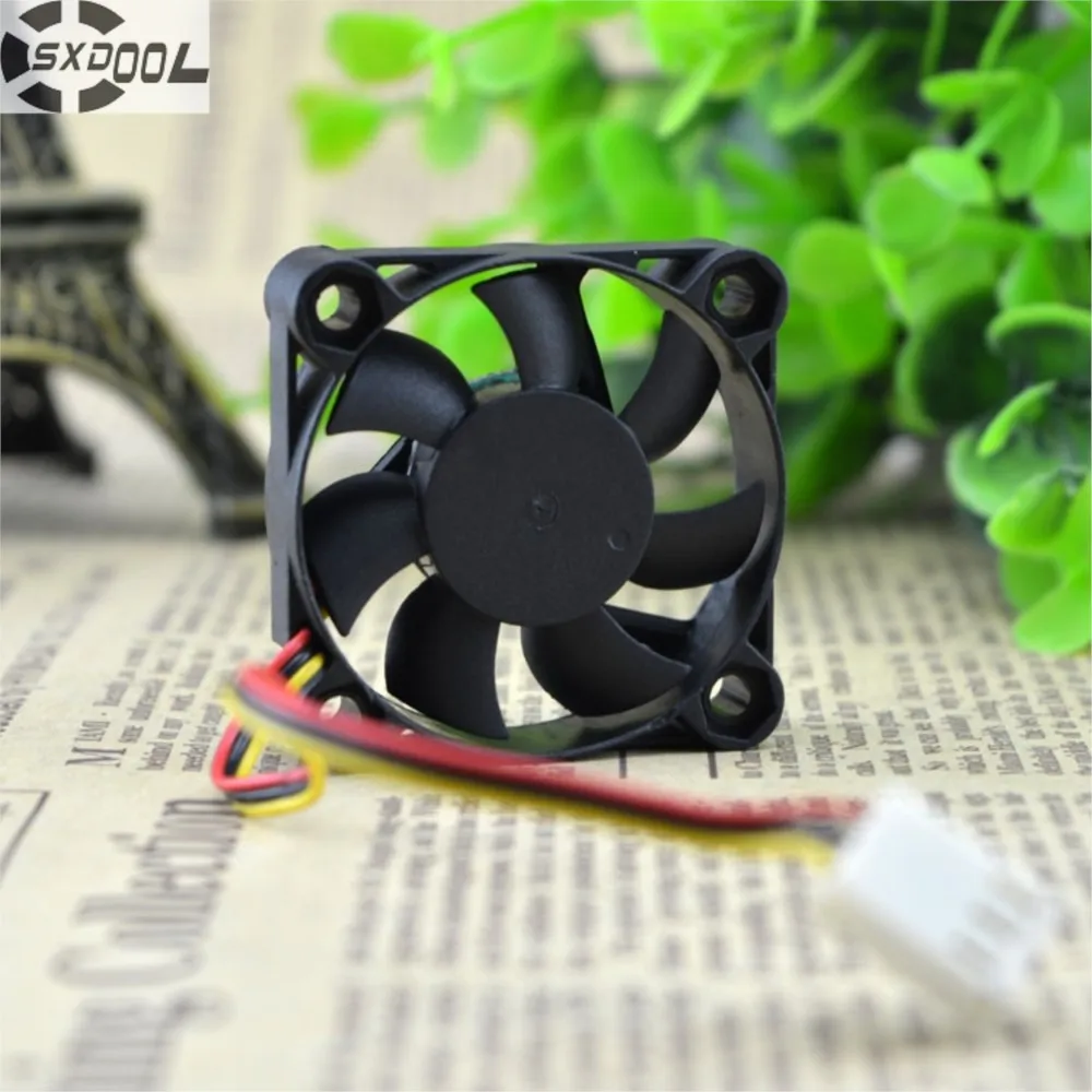 SXDOOL 4010h12b 4CM Silent Fan 40*40*10mm DC 12V 0.18A  3-Pin Mini Cooling