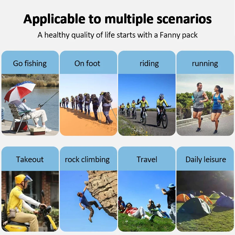 Tas Pinggang Lari untuk Ponsel Ringan Tahan Air Kantong Sabuk Bersepeda Dapat Disesuaikan Strip Reflektif Paket Fanny Olahraga Tak Terlihat