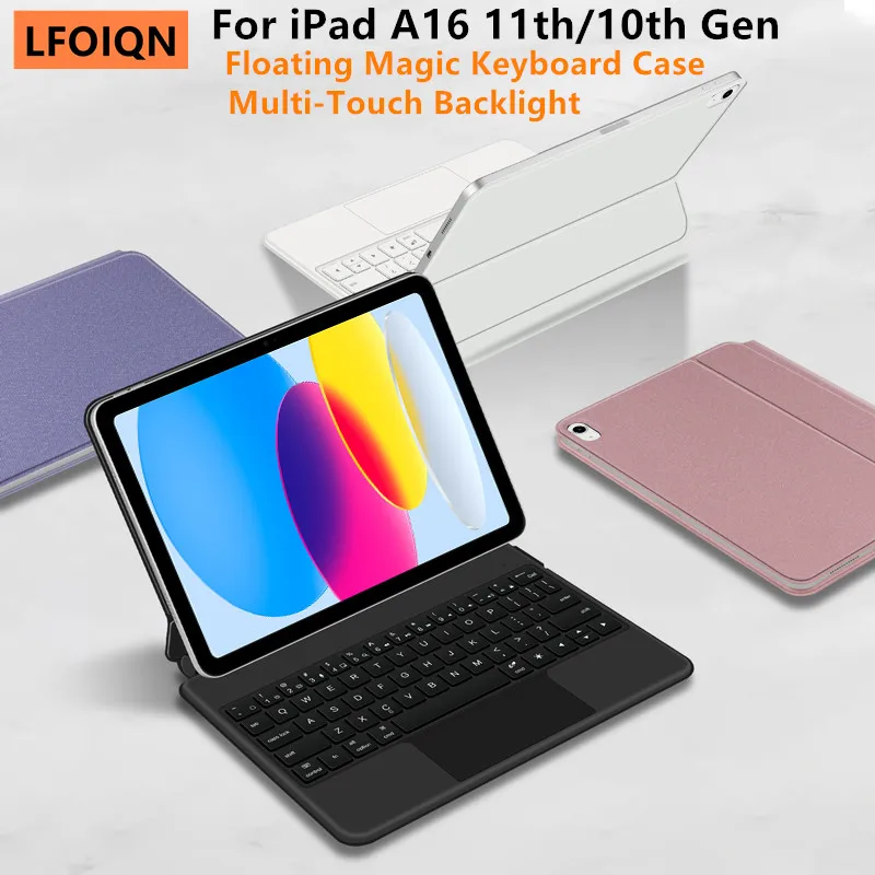 LFOIQN Magic Keyboard For iPad (A16) 11th 10th Generation 10.9