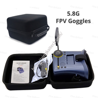 5.8G FPV Goggles 4.3Inch 40CH LS008D Support DVR Dual Antenna Built-in 2000mA Battery 480*320 LS008D Helmet For RC Racing Drone