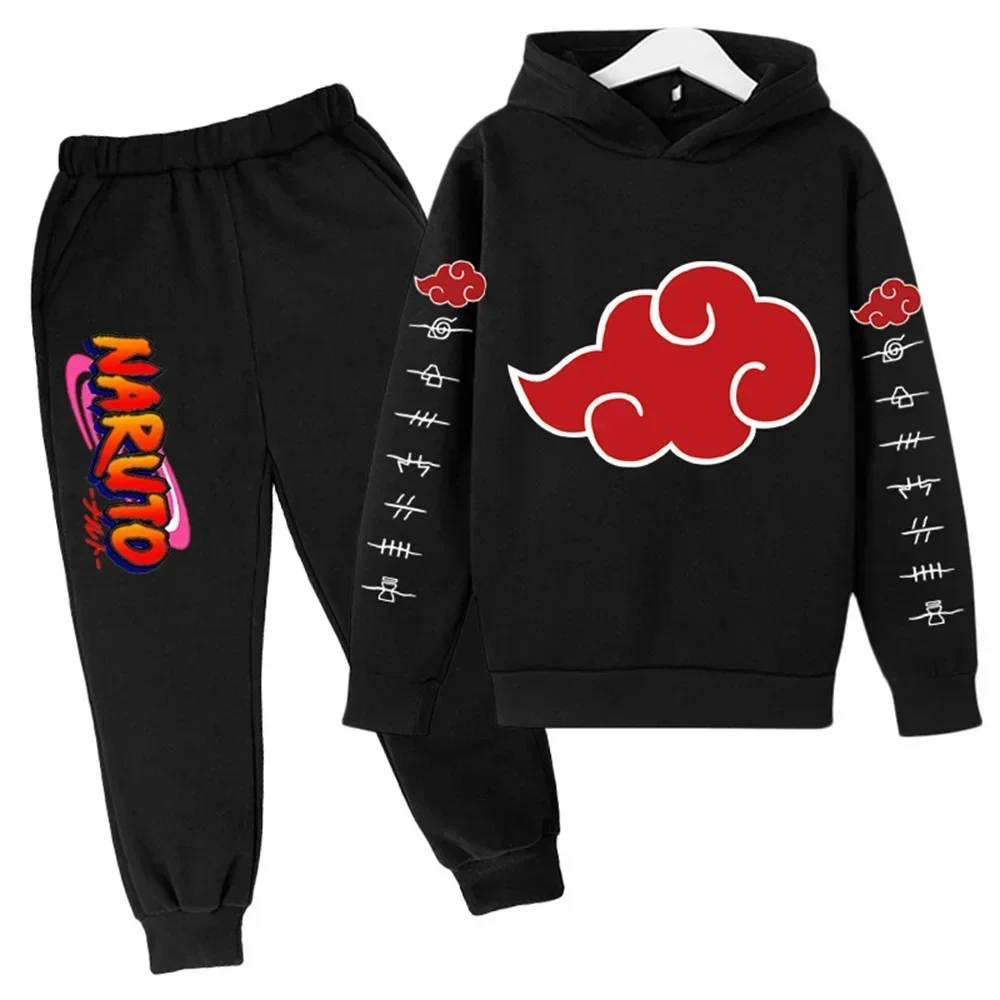 

Naruto Children's Clothing Fashion Baby Boys Hoodies Autumn Kids Clothes Kakashi Japanese Anime Boys Sasuke Costume Sets