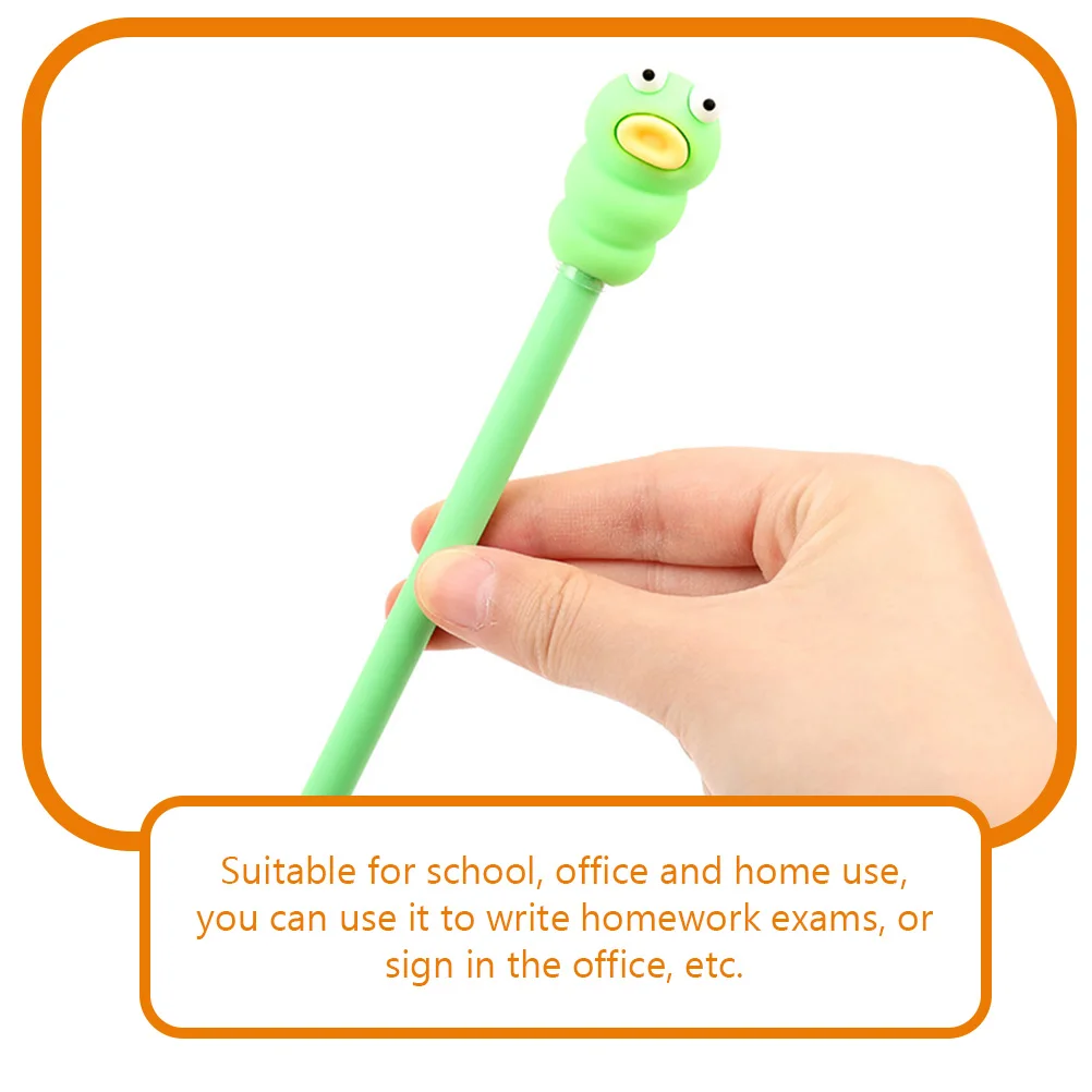 

10 Pcs Gel Pen Pens for Note Taking School Ballpoint Cartoon Student Stationery Small and Fresh