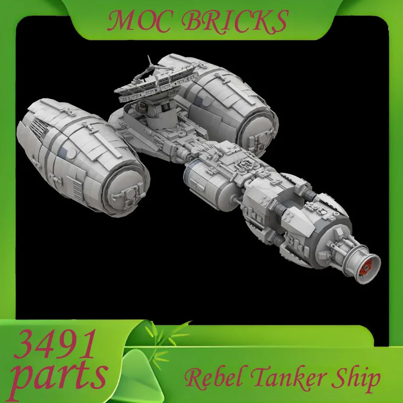 Personnaliser 3491 pièces rebelles pétrolier navire espace militaire MOC SpaceShip bataille Architecture bricolage originalité assemblage briques cadeaux