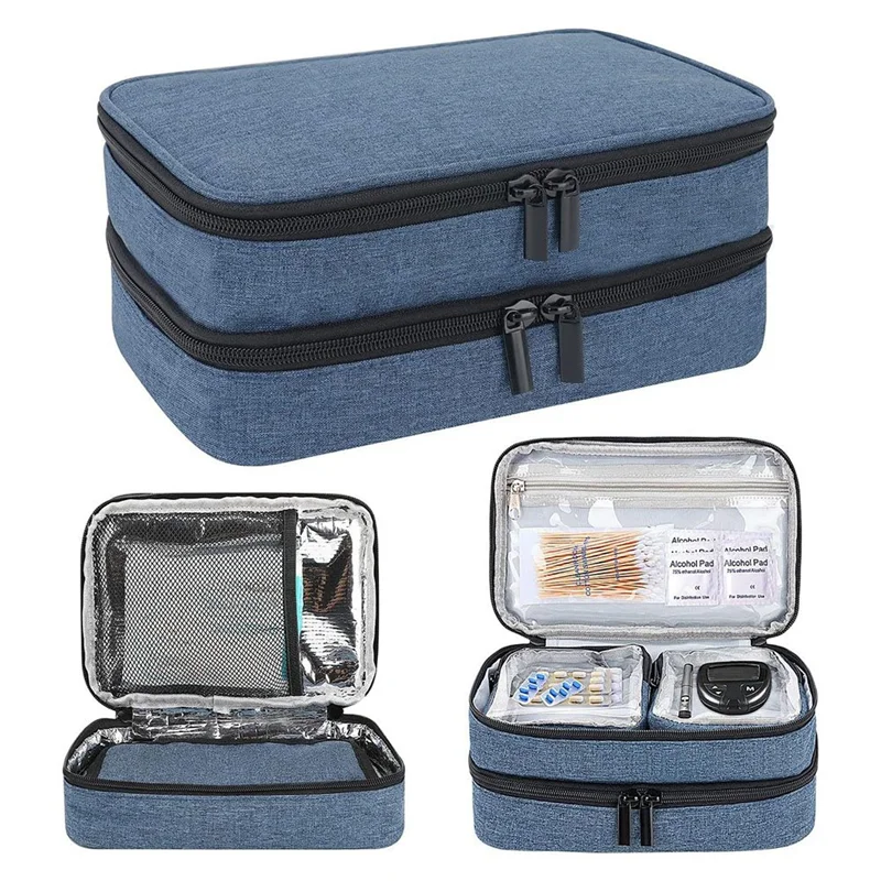 

ABKY-медицинский органайзер, сумка для хранения экстренных лекарств, семейная коробка первой помощи, пустая сумка-органайзер для бутылок