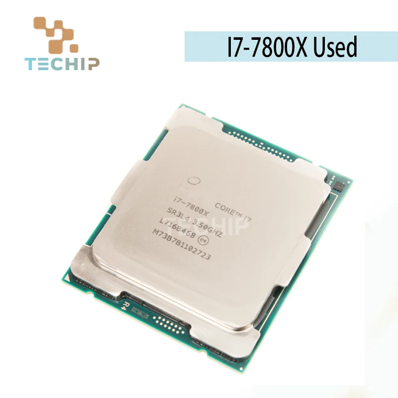 100% Original Core I7-7800X I7 7800X CPU 14 nm 6-Cores 12-Threads 3.5GHz 8.25MB TDP 140W Processor LGA2066