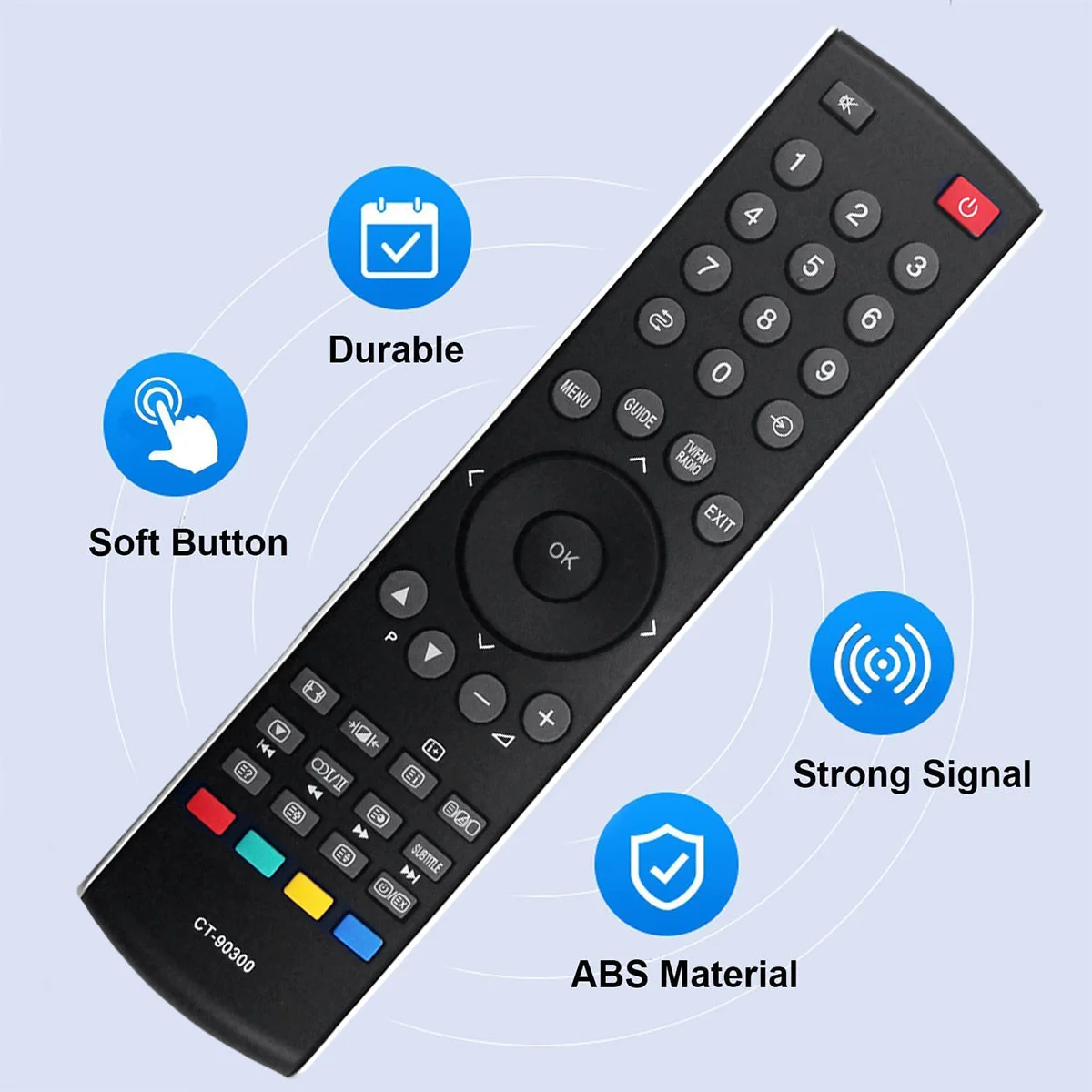 CT-90300 Replace Remote for REGZA LCD HDTV 42A3030D 42WLG66 42A3030DG 32AV565DBD 37WLT68G CT-8003 CT-90326