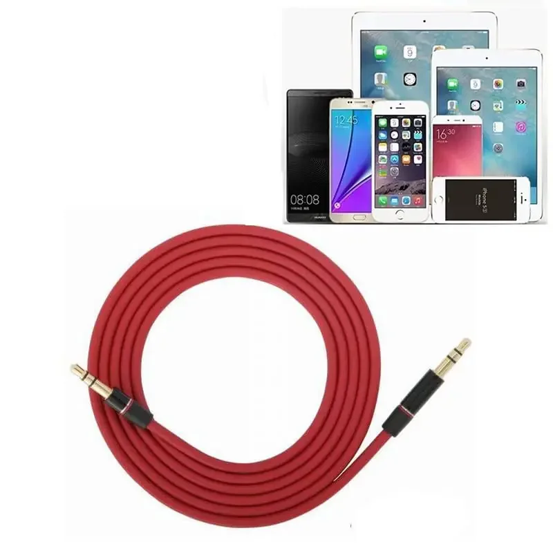 Câble audio I de studio compatible avec Monster Beats, casque, poignées, 3,5 à 3,5mm,4.2 pieds, 1.25m, HD, Rer, Pro, ox