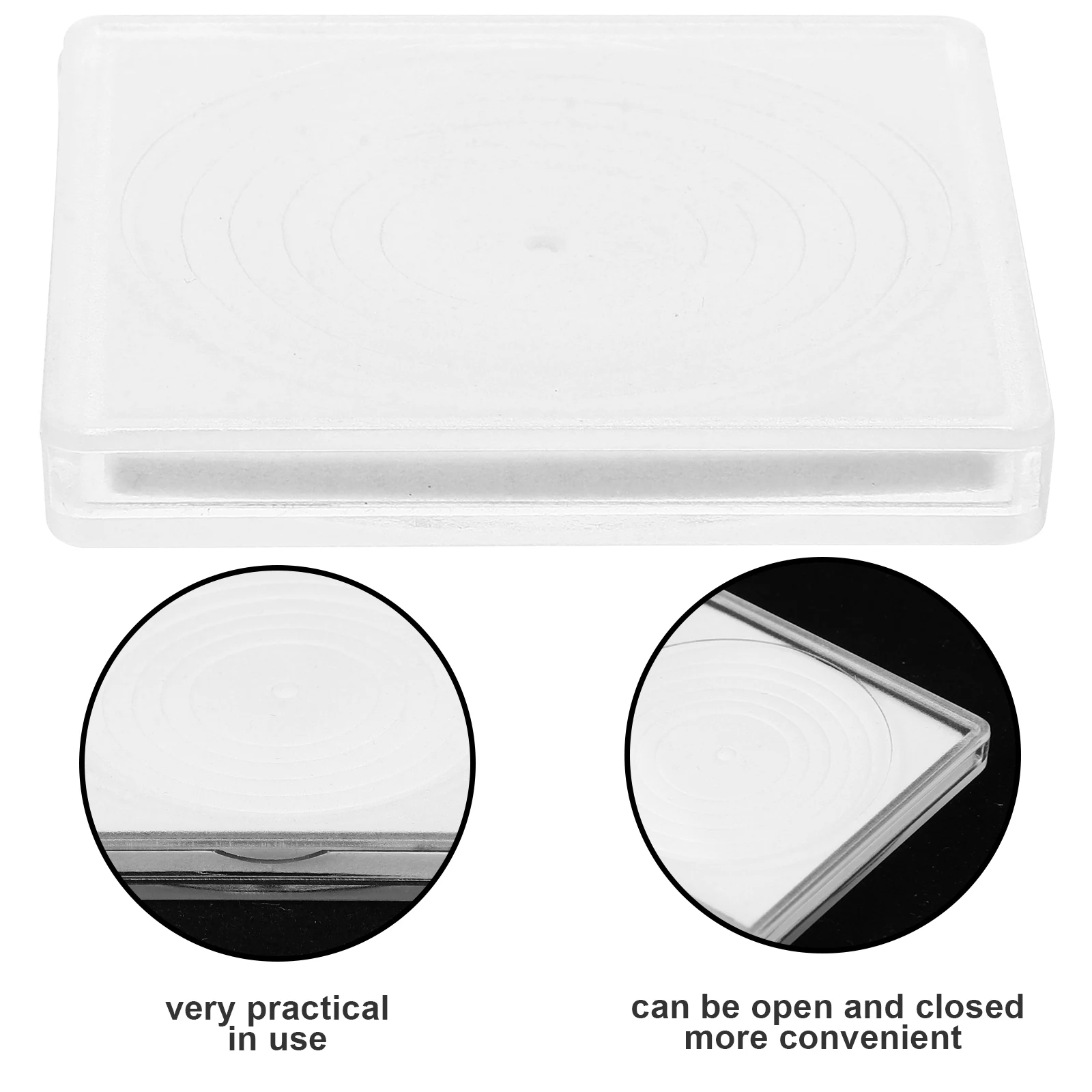 

10pcs Clear Holders For Collectors Durable Storage Cases Dust-Proof Lid Coin Organizer Coin Collection Box Collecting Supplies