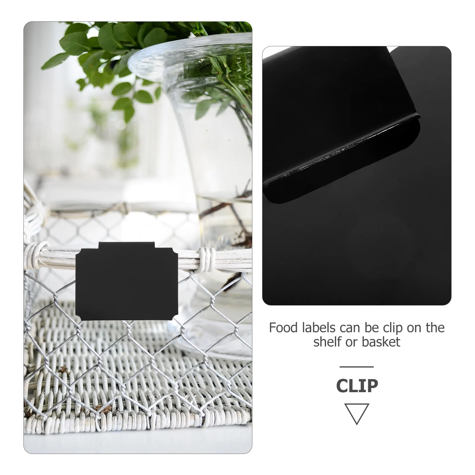 

Erasable Chalkboard Labels Price Holder Display Stand Pvc Tags Basket Holders Food Storage ganizing Cube Clip Sign Rack