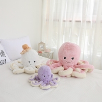 Lovely Toy Simulation Octopus Plush Toys PP Cotton Stuffed Animals Doll For Children Girls Home Decoration Birthday Gifts