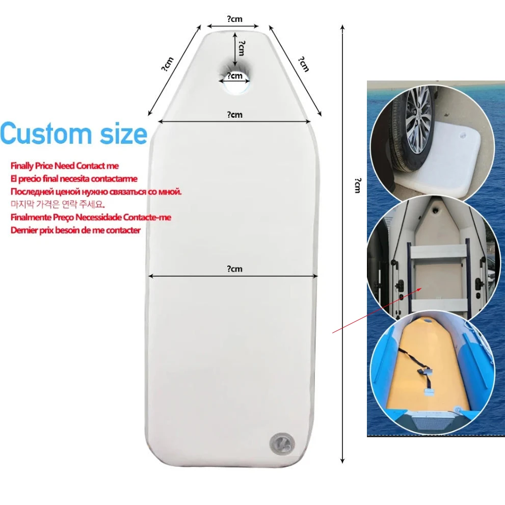 Supports Custom Size Air Deck Floor for Inflatable Assault Boat PVC Highly Elastic Material Air Bottom for Canoeing
