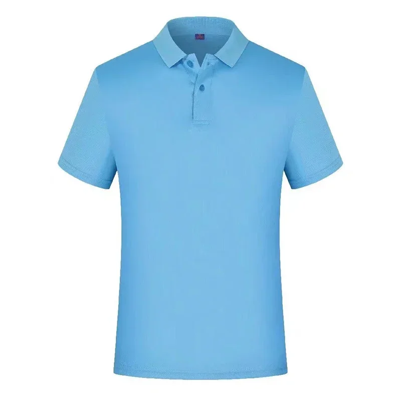 Summer Causal Polo Shirt Custom Logo For Men Women Printed Picture Embroidery Design Quick Drying Personal Staff Working Clothes image 4