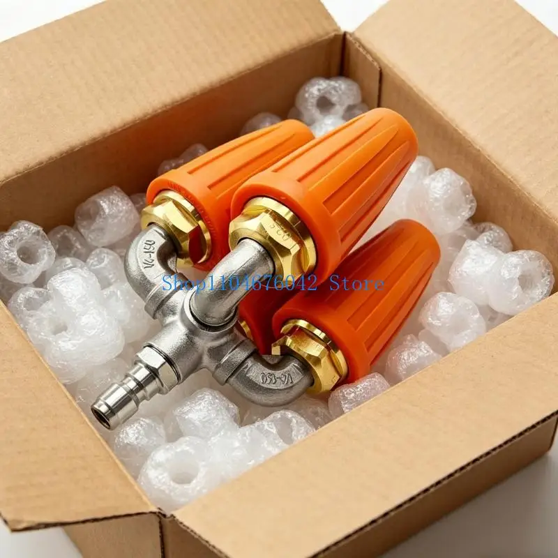 652F Sturdy Copper Pressure Washer Rotating Sprays Head For Hard Cleaning Job