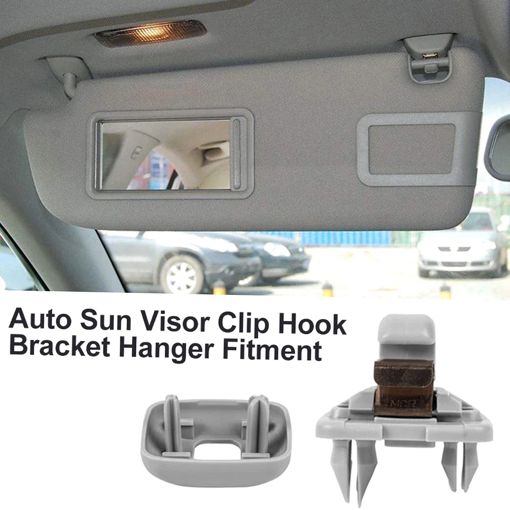 Auto Sun Visor Clip Hook Bracket Hanger replacement for Audi A1 A3 A4 A5 Q3 Q5(8E0 857 562)A7 B6 B7 B8 S4 S5