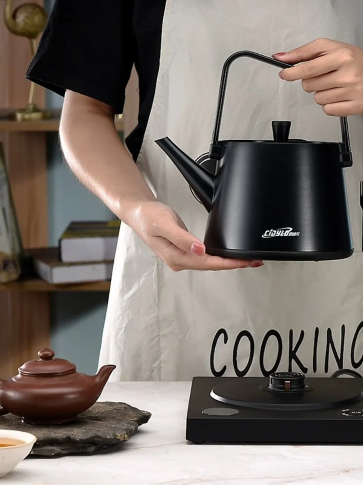 220V CIDYLO Electric Kettle for Brewing Tea , Japanese-style Hand Drip Equipped with British STRIX Thermostat image 4