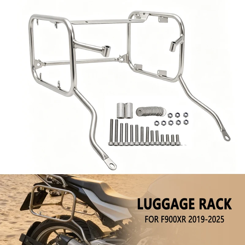 Stainless Steel Side luggage Panniers Rack Side Case Box Saddlebags Bracket For BMW F900XR F 900XR F900 XR 2019-2025 2024