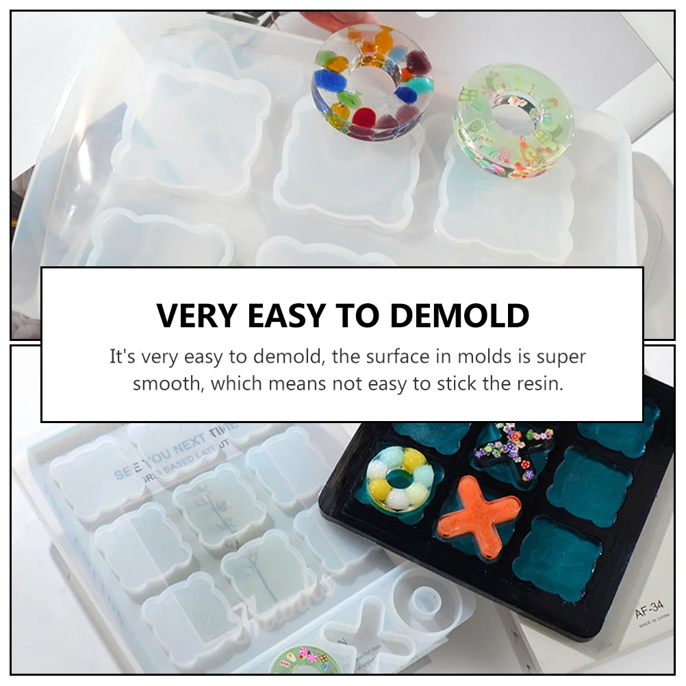 

Silicone Mold DIY Craft Molds Flexible Durable Easy Demold High Transparency Mirror Luster Family Game Night