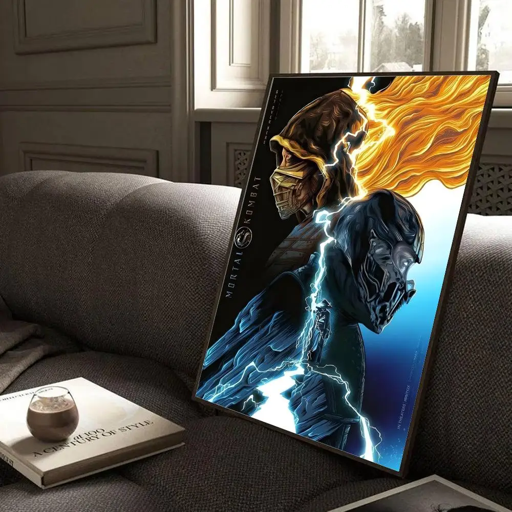 Game M-Mortal Kombat Bold Style Poster Modern Home Living Bedroom Bar Hallway Waterproof Wall Art Aesthetic Decor