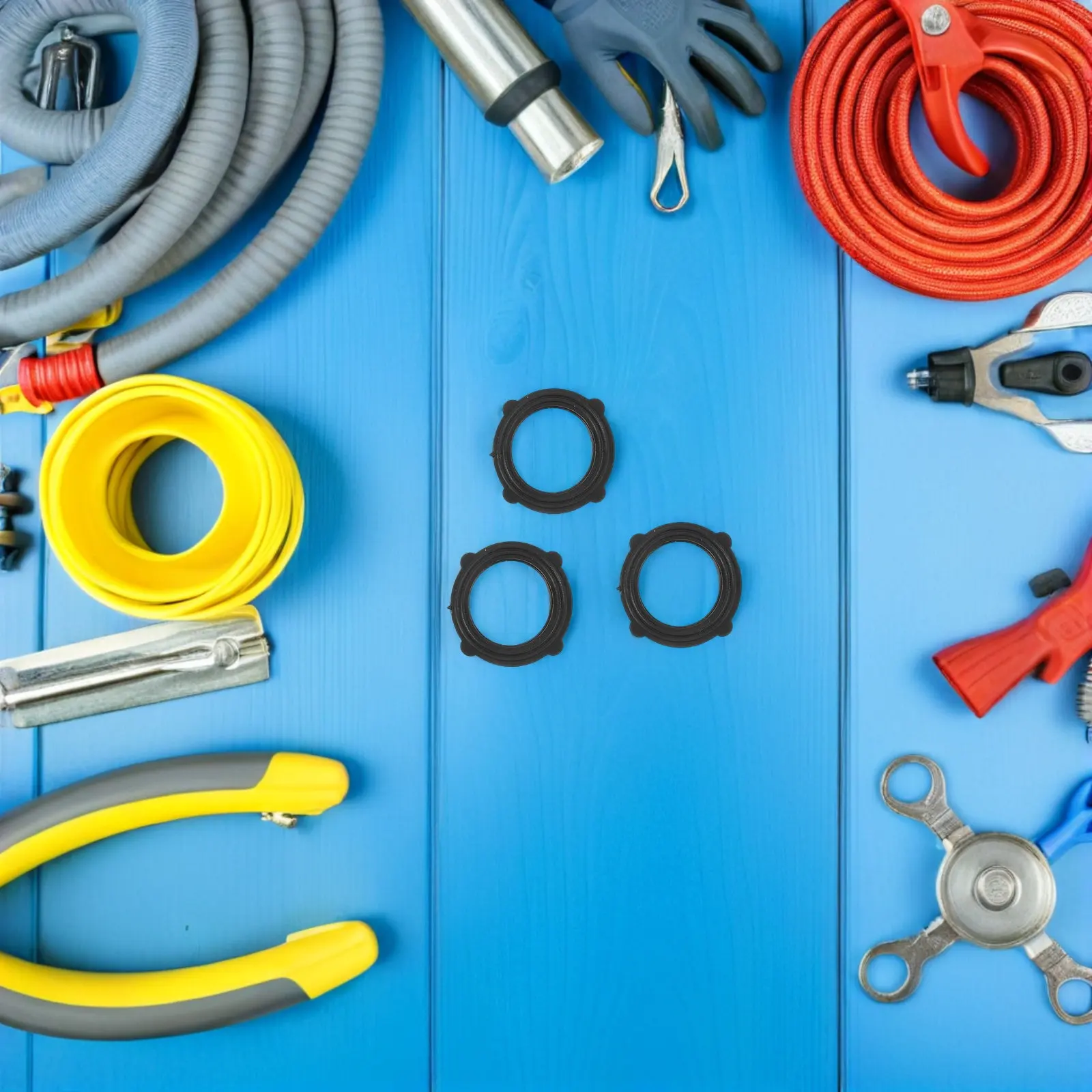 

100 шт. водонепроницаемых уплотнительных колец, прочные резиновые прокладки для садовых водопроводов, предотвращают протечки, простая установка