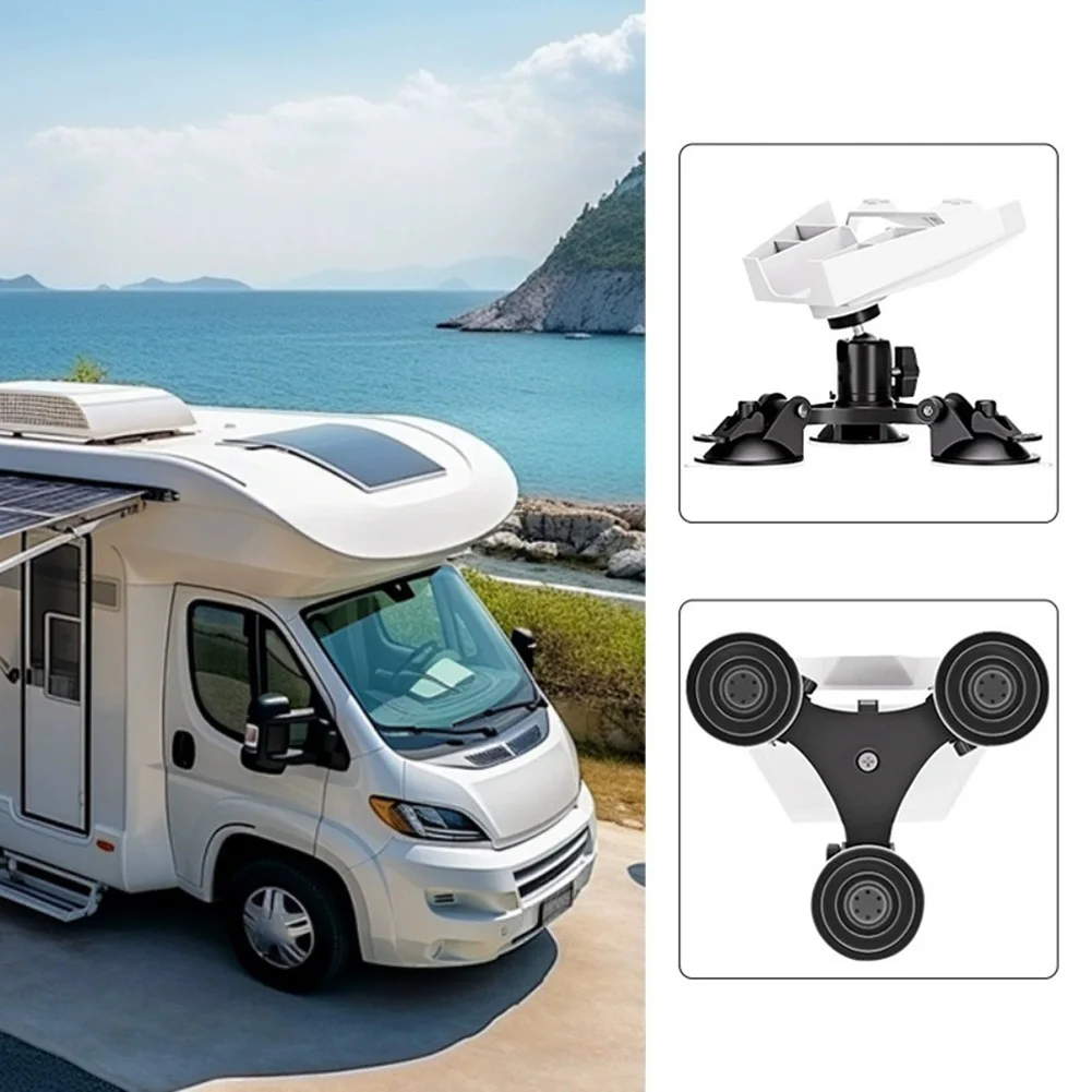 

For Starlink Mini Suction Cup Mount Roof Mount Rack Car Sunroofs For Motorhome Adjustable Adapter Portable Tripod Set Holder